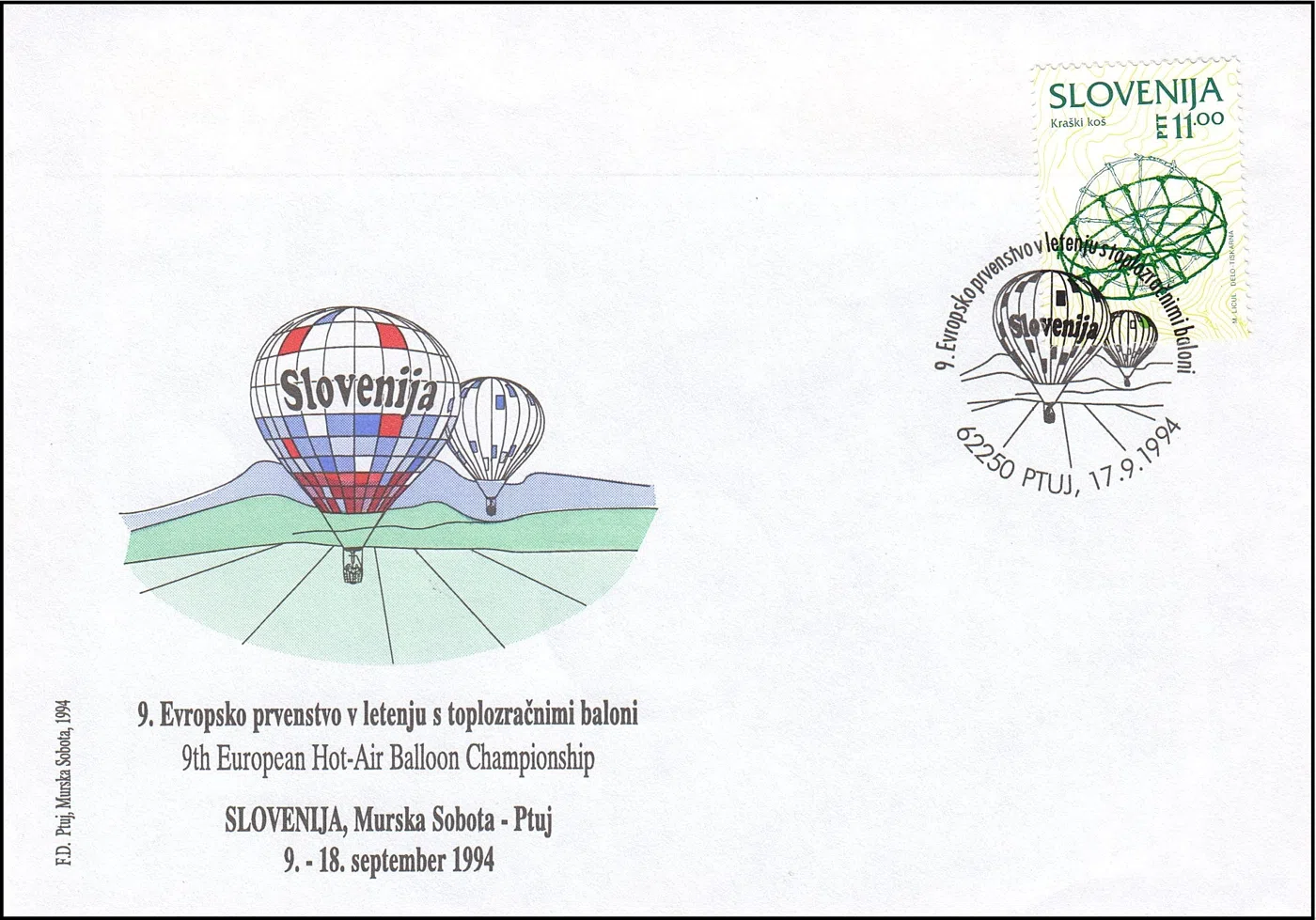 9. EVROPSKO PRVENSTVO V LETENJU S TOPLOZRAČNIMI BALONI